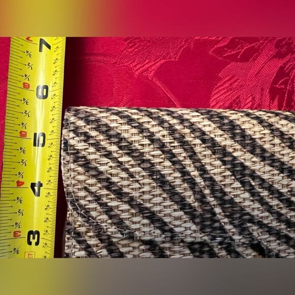 Vintage MMS Design Studio Sea Grass Envelope Clutch Crossbody Bag – Boho Chic - Picture 7 of 9